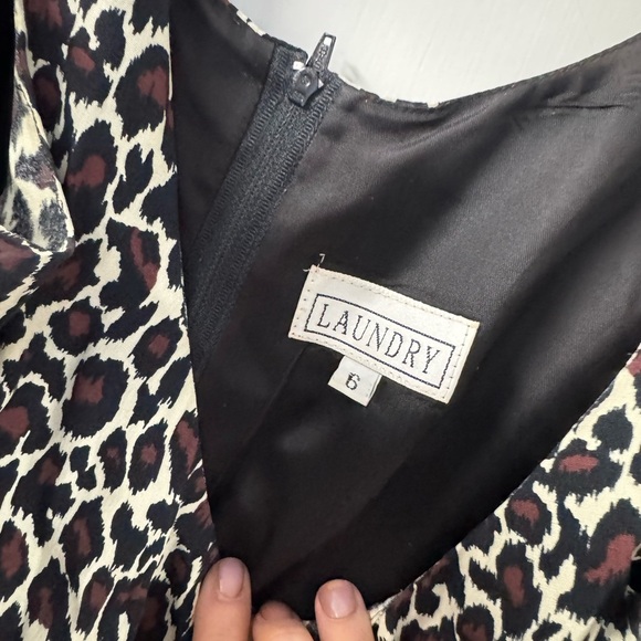 Vintage laundry animal print dress size 6 // 090402 - Picture 2 of 2